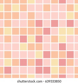 modern square pattern , seamless background , pastel tone , vector.
