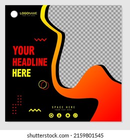 
Modern square set banner template design editable with high resolution. Suitable for social media posting, web, advertisement and promotion