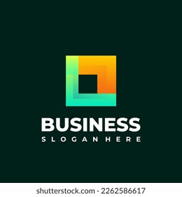 Modern Square Shape icon design logo element. Best for identity and logotypes.