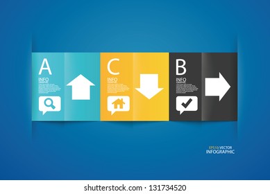Modern square style step up options banner. Can be used for workflow layout, diagram, number options, web design, infographics. Vector illustration.