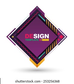 Modern squares. Vector illustration.