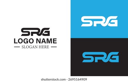 Modern srg logo design, a sleek and professional branding solution for companies.