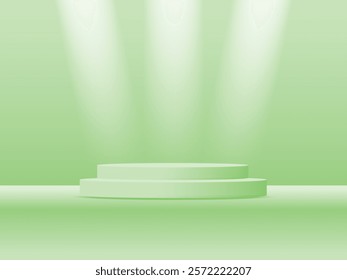 Modern Stage podium design for product preview