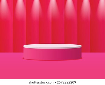 Modern Stage podium design for product preview