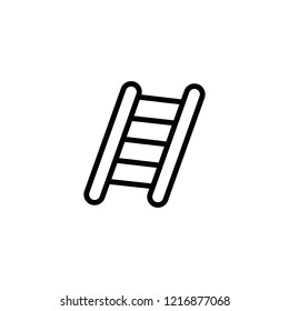 Modern staircase icon