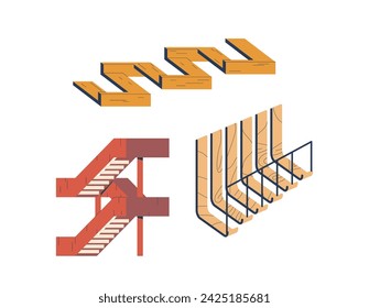 Modern Stairs, Feature Sleek, Minimalist Designs, Incorporating Materials Like Steel, Stone And Wood, With Clean Lines