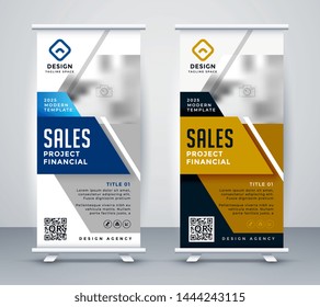 Modern Standee Rollup Banner For Marketing