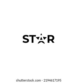 modern star abstract logo design