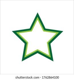 Modern star element logo design