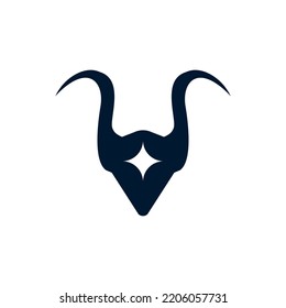 Modern star horn logo illustration design for your company or business