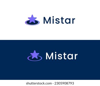 Vector de diseño de logotipo de estrella moderna