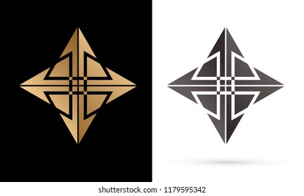 Modern Star luxury abstract graphic vector.