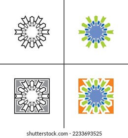 Modern Star Tiles Ceramic Design