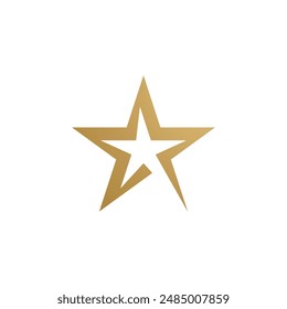 Modern Stars logo design vector concept