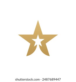 Modern Stars logo design vector concept