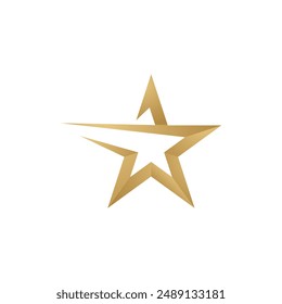 Modern Stars logo design vector concept