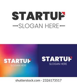 Modern Start_Up Typography Logo design inspiration. startup logo design. #startup