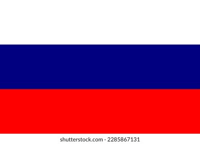 The modern state flag of the Russian Federation (Russia). The flag of the Russian merchant ships. The flag of the Russian Empire(Republic). Vector graphics, illustration.