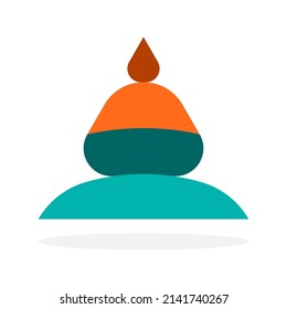 Modern statue design vector illustrator, sign, emblem