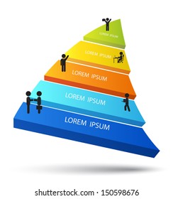 Modern step bar. Vector illustration. can be used for workflow layout, diagram, step up options, web design, infographics. 