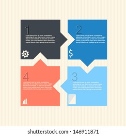 modern step options banner