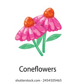 Modern Stickers Depicting Spring Flowers