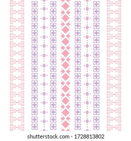Modern stitches pattern on embroidery design for living room wall decor.