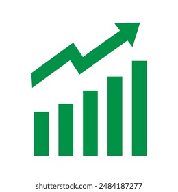 Modern Stock Market Graphic Icon Set