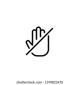 Modern stop icon