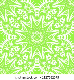 Modern strange floral ornament. Vector color mandala illustration, Designed for Web, Poster, Label and Other.