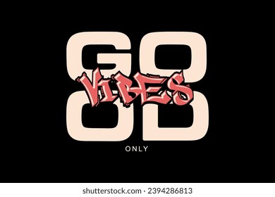 Modern streetwear aesthetic quotes graphic tee design template