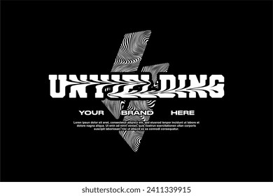 modern streetwear fashion tshirt urban design vector suitable for printing