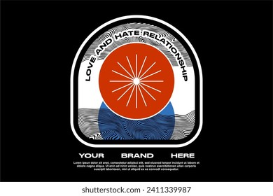 modern streetwear fashion tshirt urban design vector suitable for printing