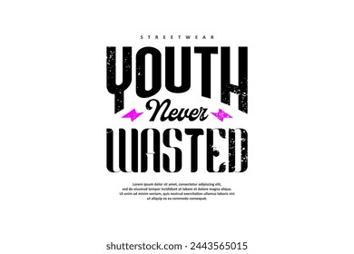 modern streetwear fashion tshirt urban design vector suitable for printing