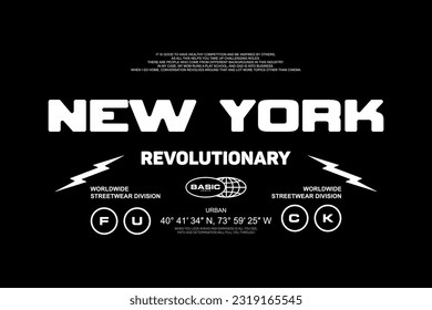 Modern streetwear graphic design t-shirt print design template