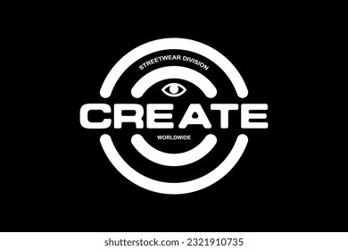 Modern streetwear graphic design t-shirt print 