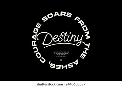Modern streetwear graphic design t-shirt print design template