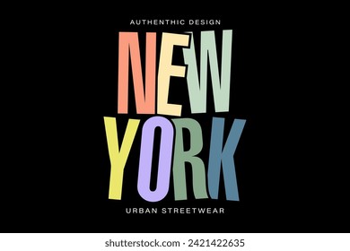 Modern streetwear graphic for t-shirt prints template design