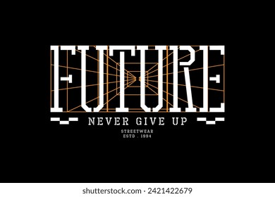 Modern streetwear graphic for t-shirt prints template design