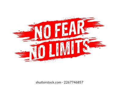 modern streetwear no fear quotes design inspiration templates