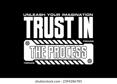 Modern streetwear quotes graphic tee design template