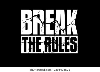 Modern streetwear quotes graphic tee design template