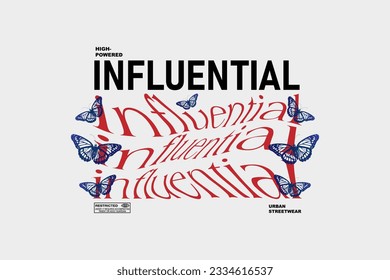 Modern streetwear style vector graphic tee design quotes templates