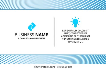 Modern Striped Business Presentation Background