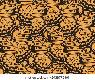 Modern Striped Buttefly  Wings Seamless pattern vector Illustration ,Design for fashion , fabric, textile, wallpaper , wrapping and all prints 