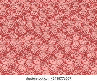 Modern Striped Buttefly  Wings Seamless pattern vector Illustration ,Design for fashion , fabric, textile, wallpaper , wrapping and all prints 