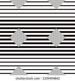 modern striped retro design