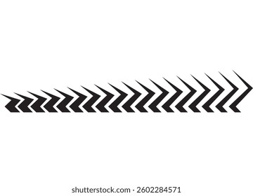 Modern striped sports pattern.  Vector black and white design element on a white background. Racing application on the body of a car, boat, toy, sportswear. Vector background. speed, flight