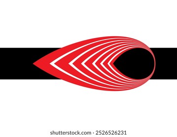 Modern striped vector pattern. Abstract arrow. Sports two-color stripe on a white background. Vector background