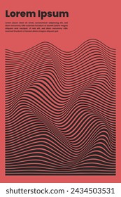 Modern stripes line Template Design. for Presentation, Magazines, Annual Reports, Posters and Business Cards. Vector EPS 10